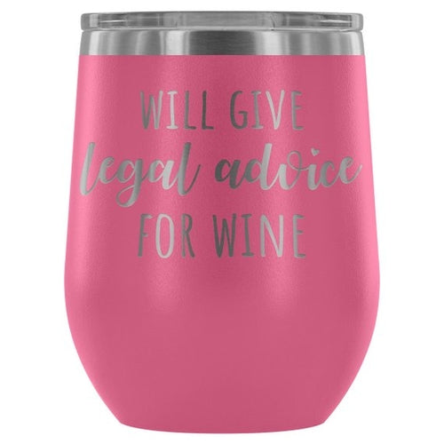 Lawyer Tumbler Will Give Legal Advice For Wine