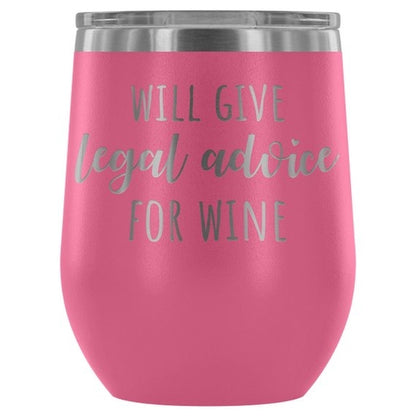 Lawyer Tumbler Will Give Legal Advice For Wine
